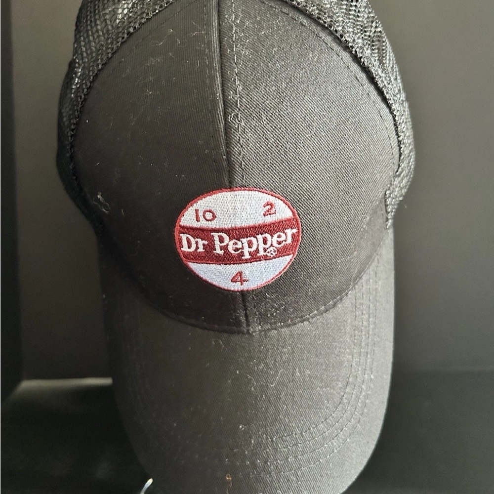 Dr Pepper Black Mesh Cap